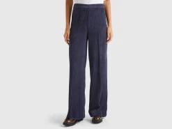 Flare fit velvet trousers