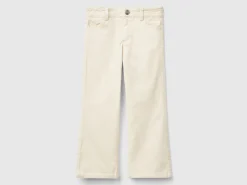 Flare fit velvet trousers