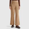 Flare fit velvet trousers