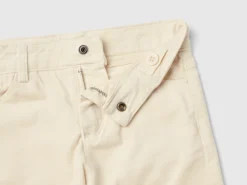 Flare fit velvet trousers