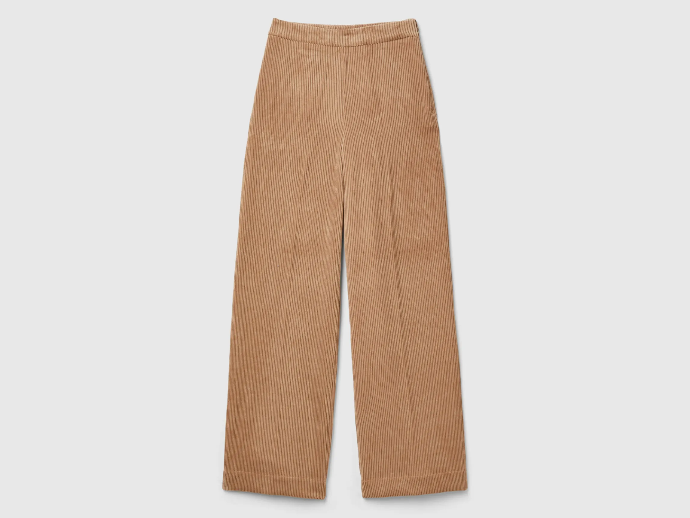 Flare fit velvet trousers