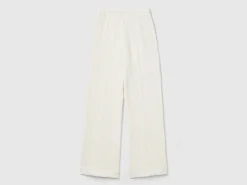 Flare fit velvet trousers
