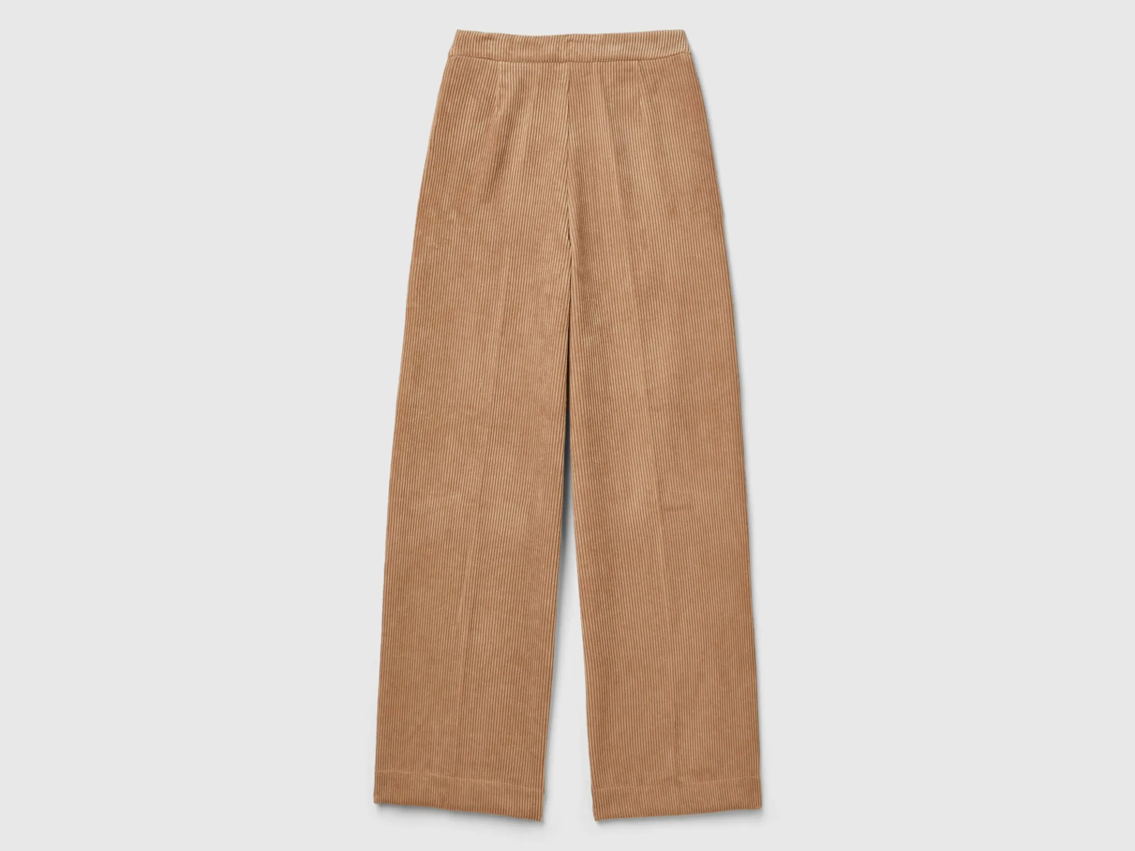 Flare fit velvet trousers