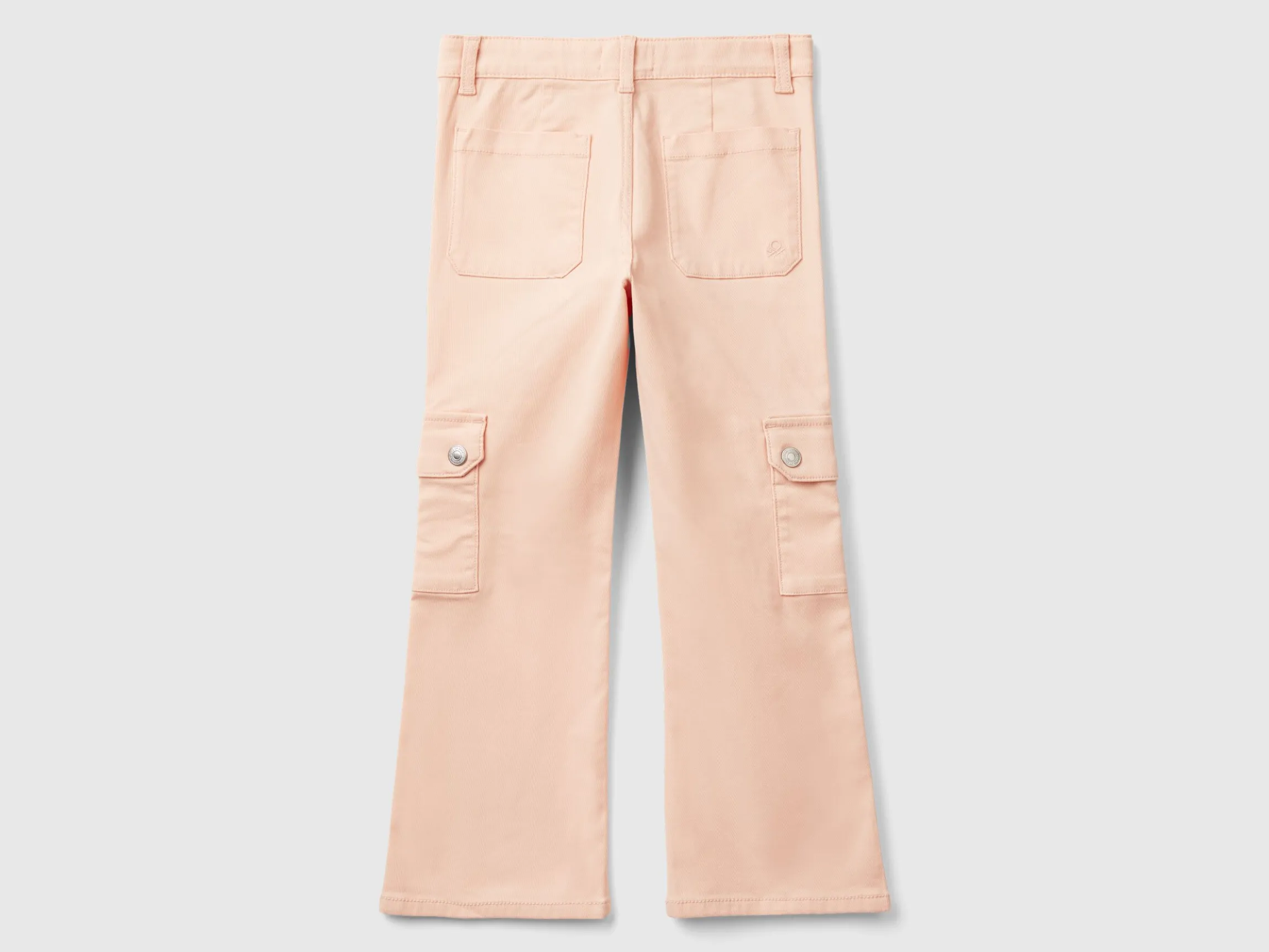 Flared cargo trousers