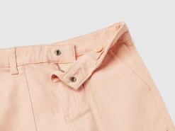 Flared cargo trousers