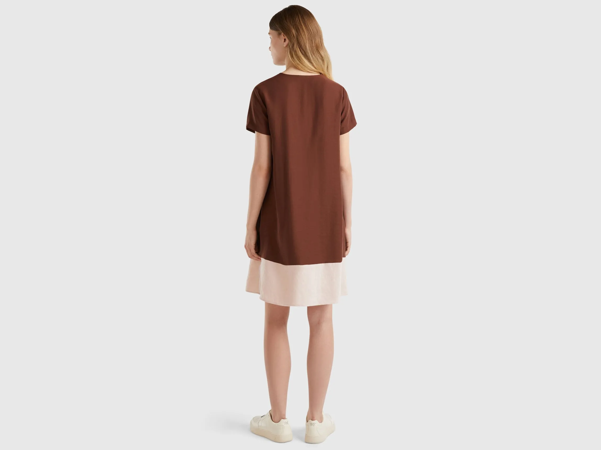 Flared dress in Modal® blend