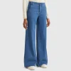 Flared jeans in stretch cotton