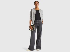 Flared jeans in stretch cotton