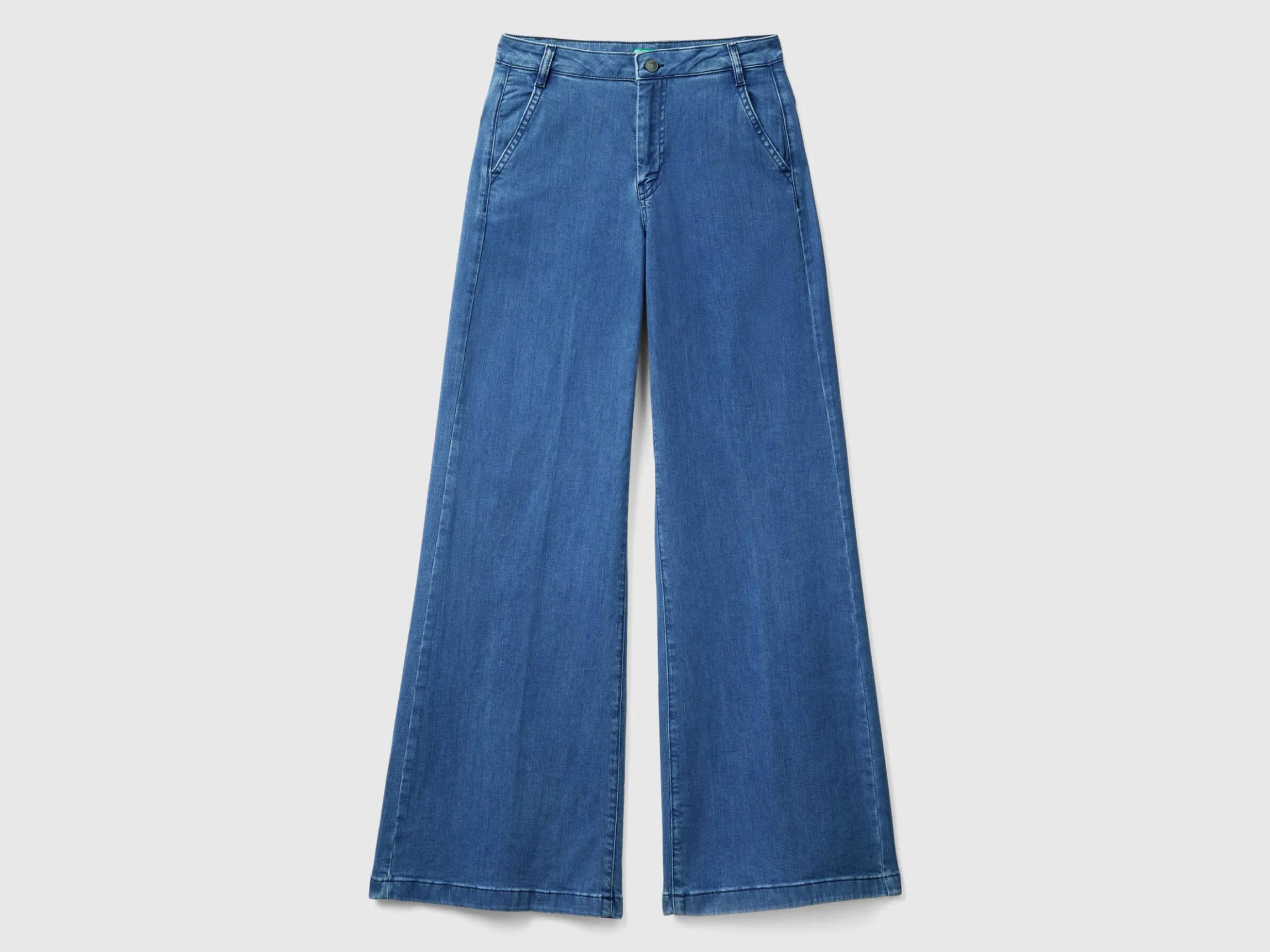 Flared jeans in stretch cotton