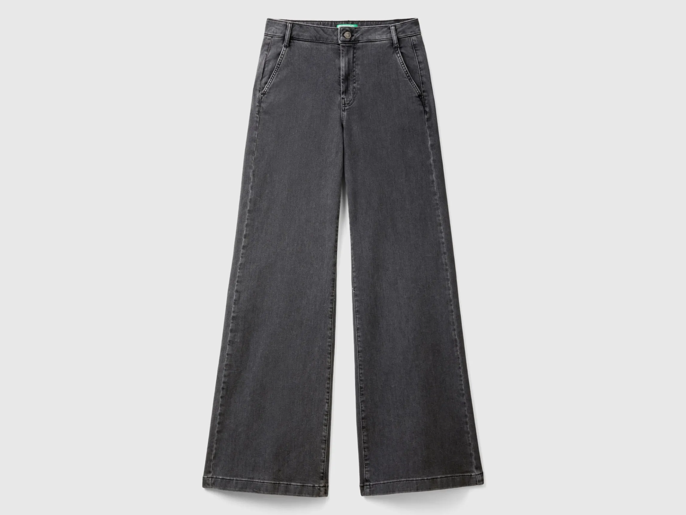 Flared jeans in stretch cotton
