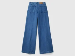 Flared jeans in stretch cotton