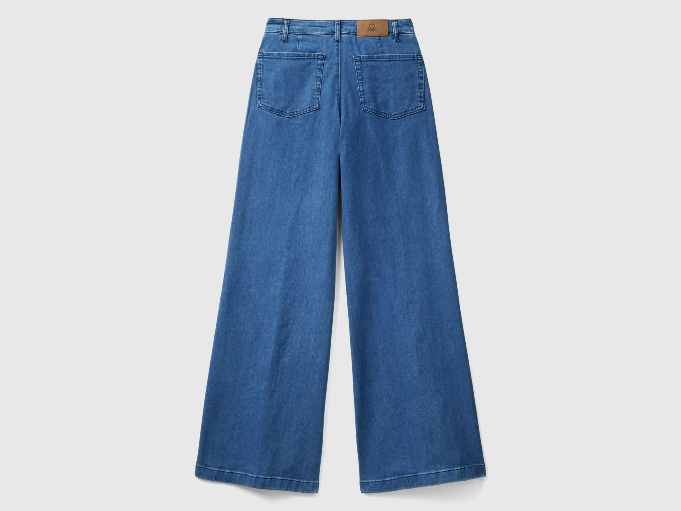 Flared jeans in stretch cotton