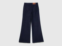 Flared jeans in stretch cotton