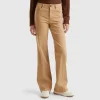 Flared stretch jeans