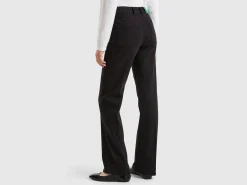 Flared stretch jeans