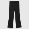 Flared super stretch trousers