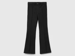 Flared super stretch trousers