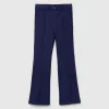 Flared super stretch trousers
