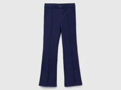 Flared super stretch trousers