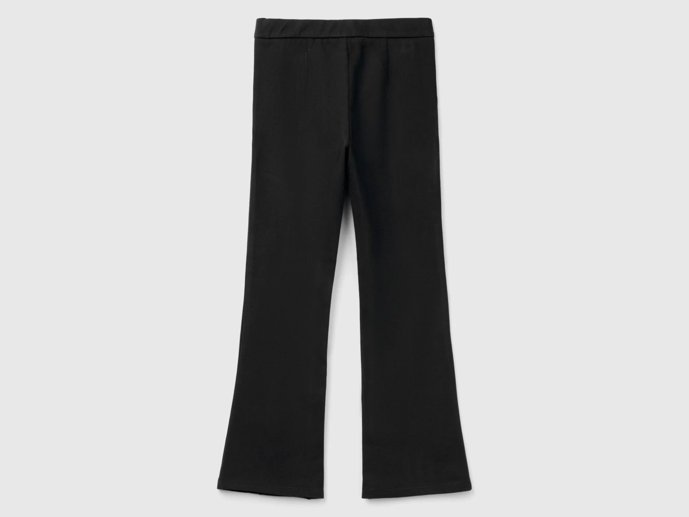 Flared super stretch trousers