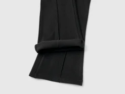 Flared super stretch trousers