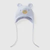 Fleece hat with ear flaps