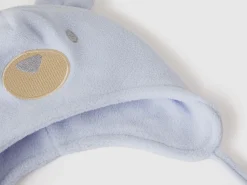 Fleece hat with ear flaps