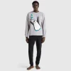 Fleece pyjamas with penguin print