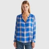 Flowy check shirt