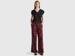 Flowy flower trousers
