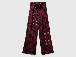 Flowy flower trousers