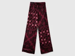 Flowy flower trousers