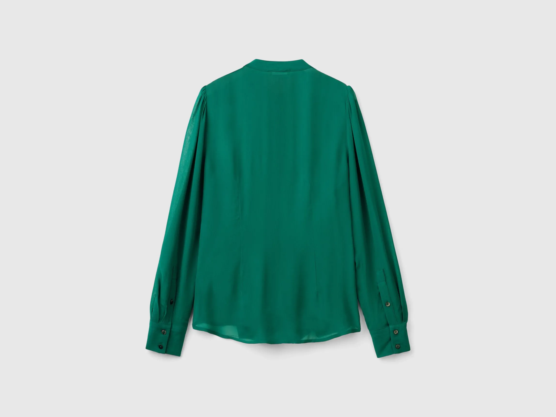 Flowy Mandarin collar shirt