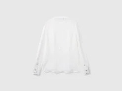 Flowy Mandarin collar shirt