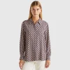 Flowy patterned shirt
