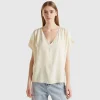 Flowy short sleeve blouse