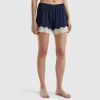 Flowy shorts with lace