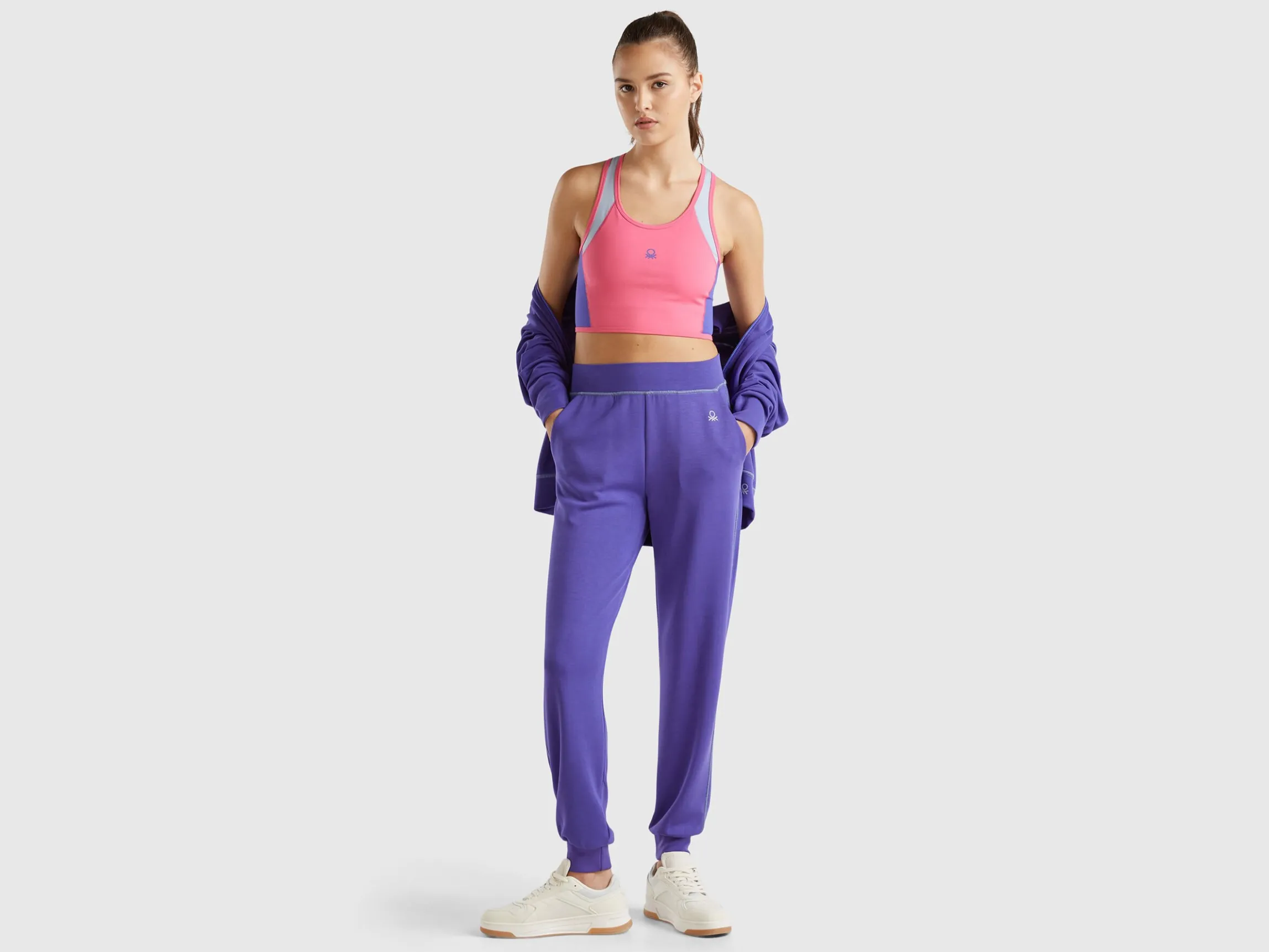 Flowy stretch trousers