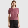 Flowy sweater with short sleeves