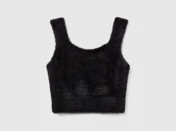 Fluffy yarn top