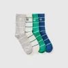 Four pairs of patterned socks