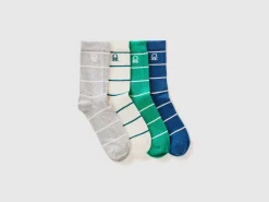Four pairs of patterned socks