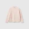 Furry yarn sweater