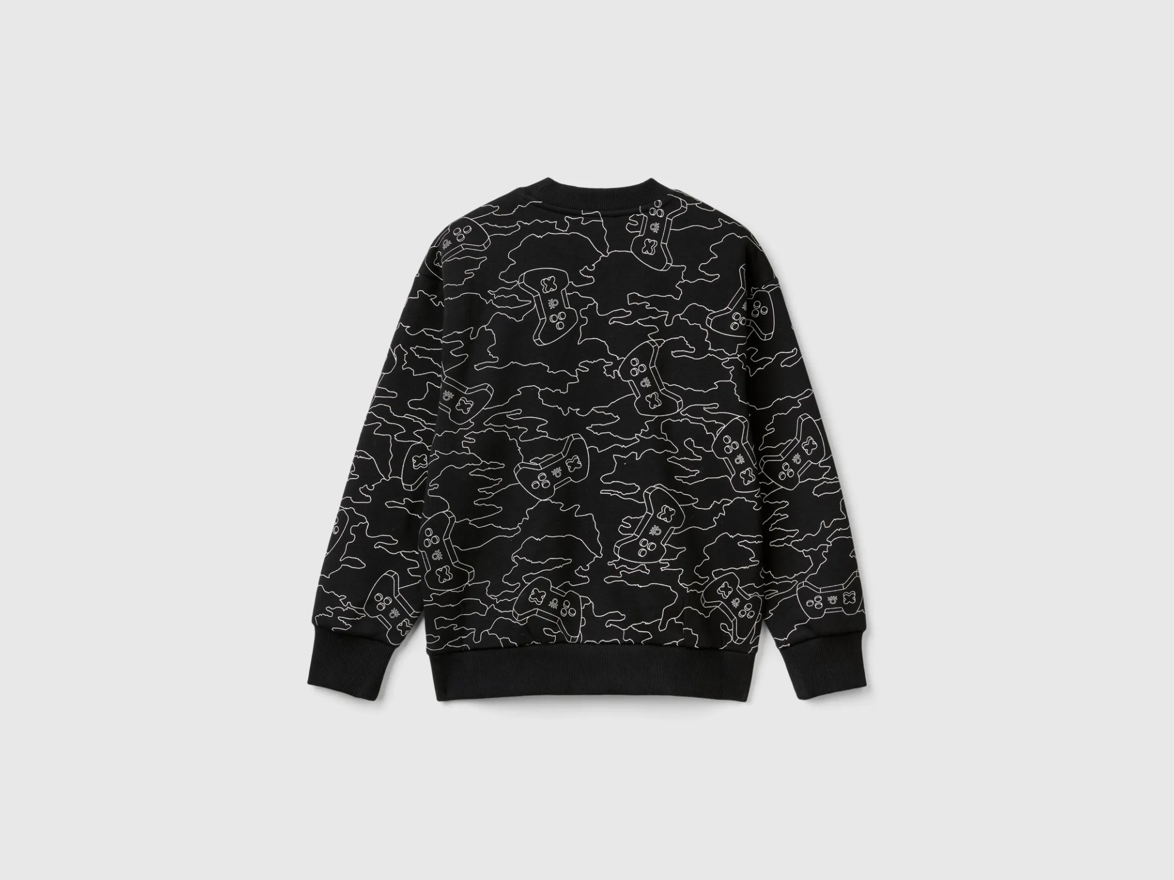 Gamer sweatshirt with rubbery print