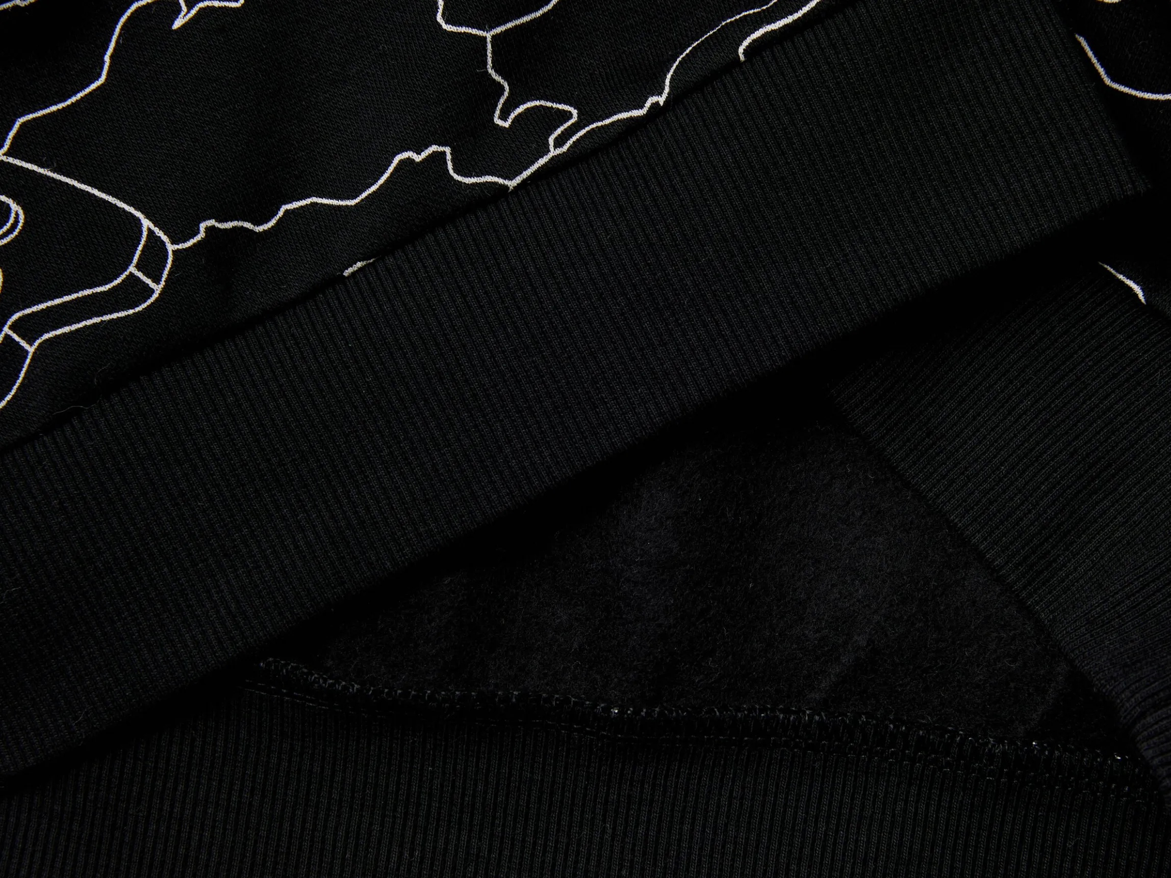 Gamer sweatshirt with rubbery print