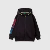 Gamer sweatshirt with slogan print