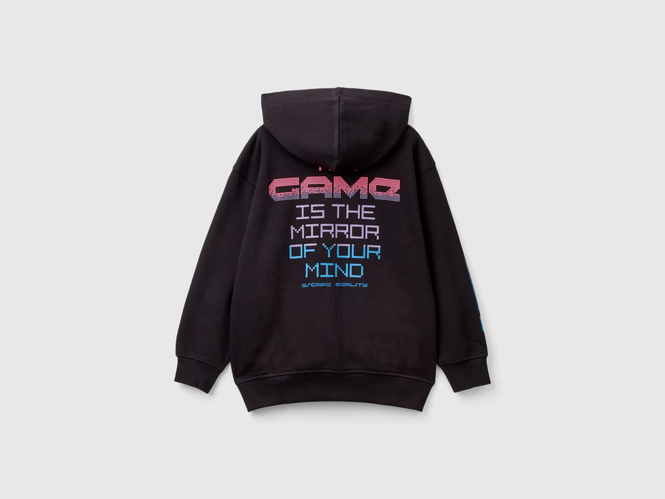 Gamer sweatshirt with slogan print