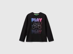 Gamer t-shirt in cotton blend