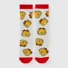 Garfield ©2024 by Paws, Inc. non-slip socks