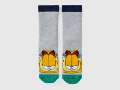 Garfield ©2024 by Paws, Inc. non-slip socks